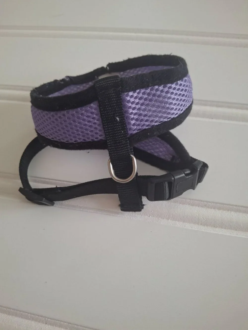Paws & Pals Purple Mesh Dog Harness Small Adjustable Lightweight Breathable Pet